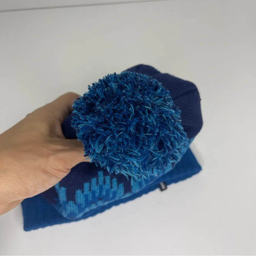 Patagonia Powder Town Beanie Blue‎ Unisex Warm Winter Casual Outdoor